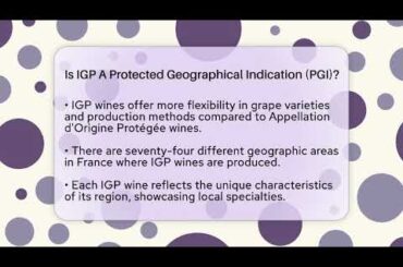 Is IGP A Protected Geographical Indication (PGI)? - France Fact File
