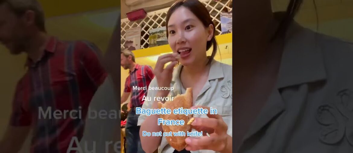 Baguette etiquette in France