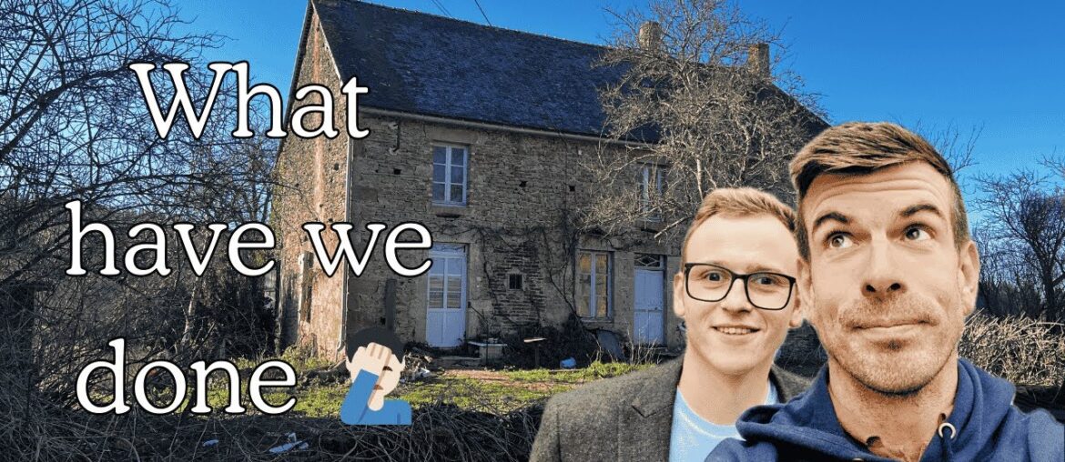 RISKING IT ALL! on a 200 year old Farmhouse in FRANCE. #1 RISKING IT ALL! on a 200 year old Farmhouse in FRANCE. #1