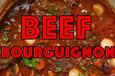 AWARD WINNING BOEUF BOURGUIGNON - BEEF IN RED WINE  #frenchcuisine  #foodie