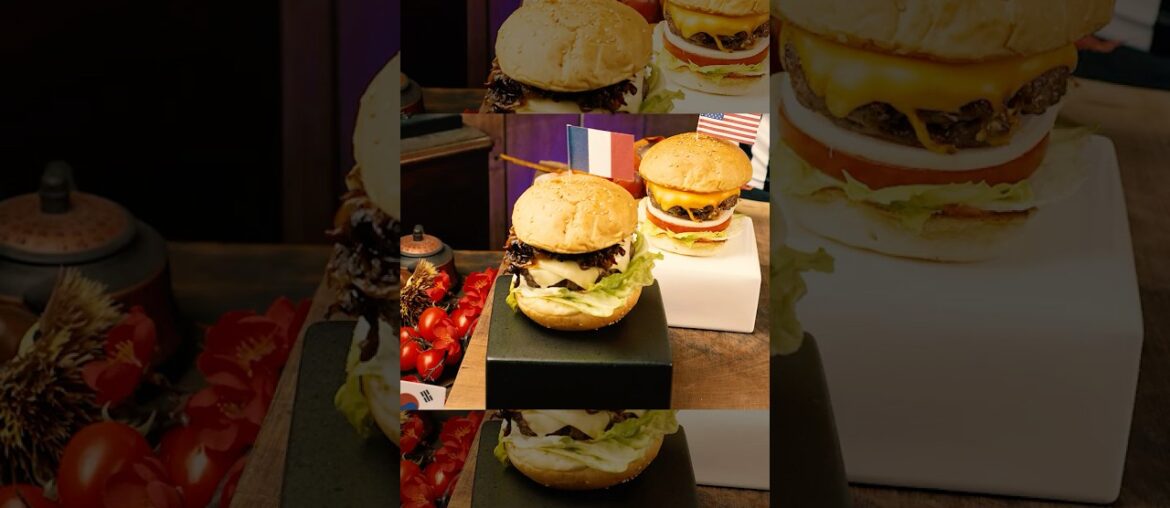 Who Does It Better? AMERICA or FRANCE #cooking #food #burger Who Does It Better? AMERICA or FRANCE #cooking #food #burger