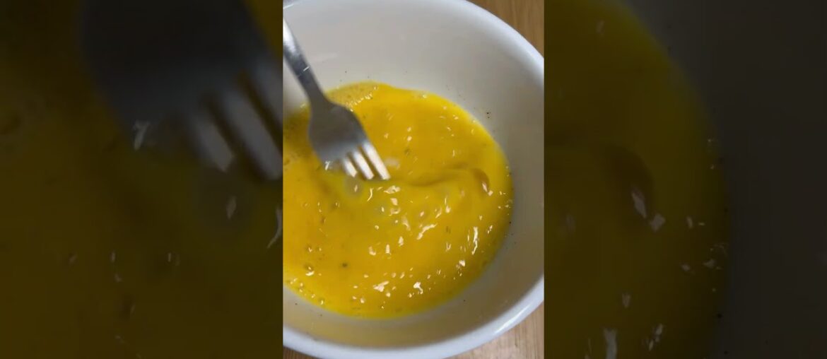 Rate this out of 10 Easy French omelette recipe #cooking #food #viral #ASMR
