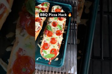 Grilled French Bread Pizza Hack (Traeger smoker recipe)
