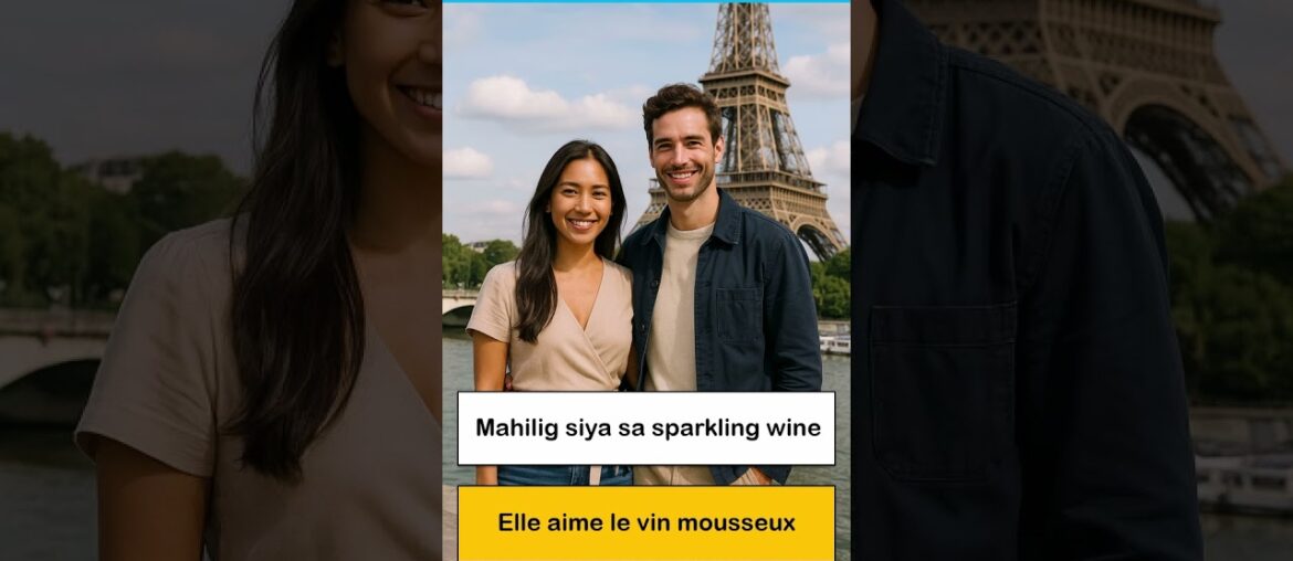 Sabihin ito sa Pranses I Mahilig siya sa sparkling wine