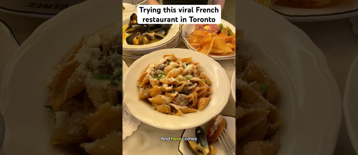 Viral French Restaurant in Toronto - Worth It? #torontolife