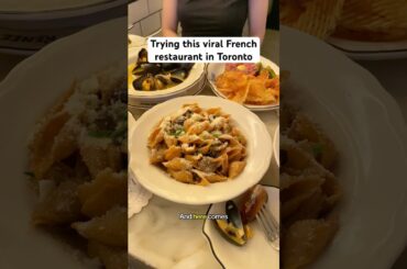 Viral French Restaurant in Toronto - Worth It? #torontolife