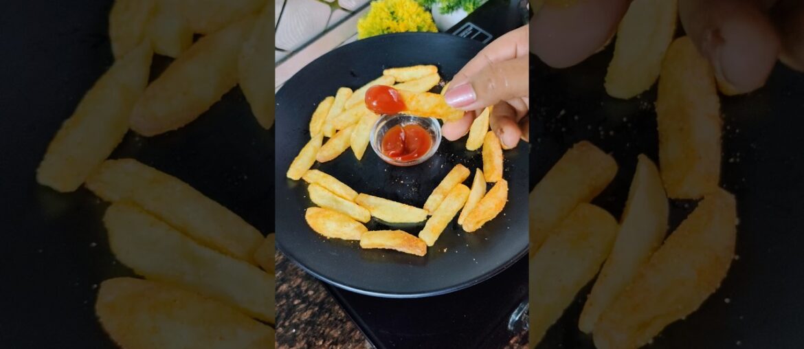 French fries recipe | #shorts | #ytshorts | #food | #frenchfries | #potato | #cooking | #crispyfries