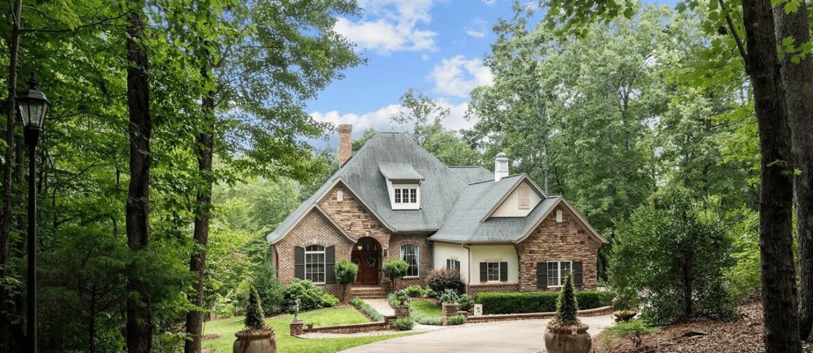 French Provincial Estate with Pool & Water Views | Music Video Tour | Near Lake Norman