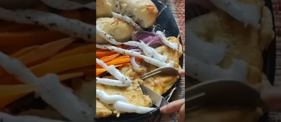 French omlette bun#thodachakhoge #cooking #food #recipe #frenchomlett#homemadebun#tasty #panvel