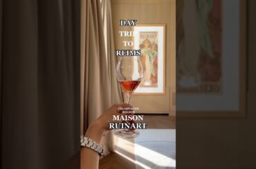 Took a day trip to Reims and visited the Ruinart winery. #champagne #travel #france