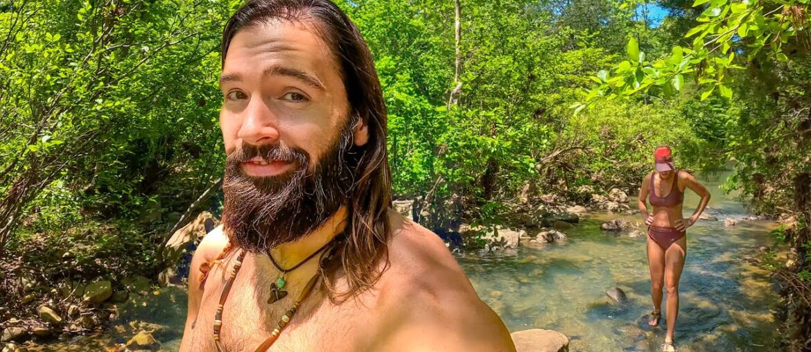 Our Secret Creek Spot Off Grid and Unplugged