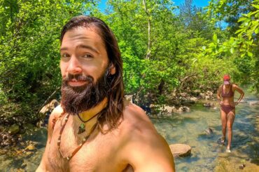 Our Secret Creek Spot Off Grid and Unplugged