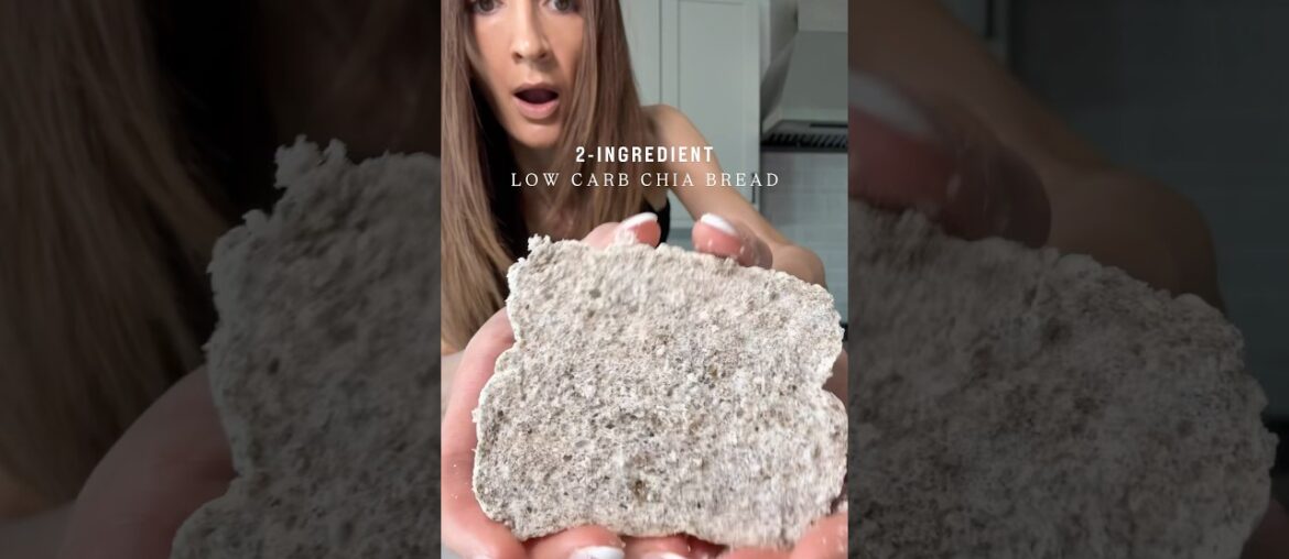 2 Ingredient Chia Seed Bread! (low carb, high protein) 2 Ingredient Chia Seed Bread! (low carb, high protein)