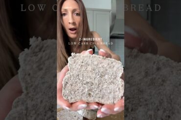 2 Ingredient Chia Seed Bread! (low carb, high protein)