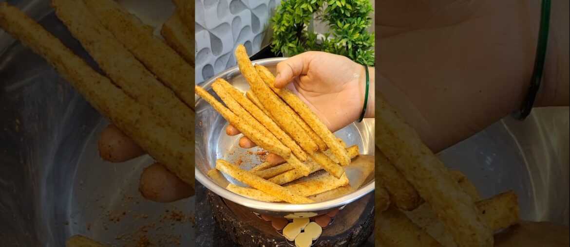 kya aapko pata hai ? aap bina aalo se bhi tasty aur super crispy banana fries bana sakte ho #shorts