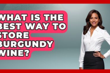 What Is The Best Way To Store Burgundy Wine? - France Fact File