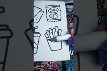 Coloring ASMR - French Fries