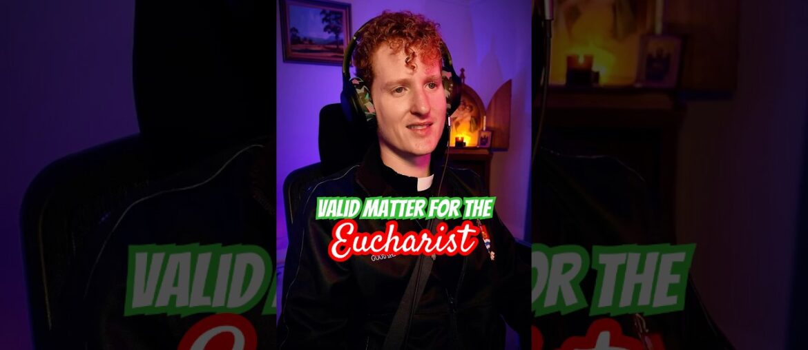 Do you know the valid matter for the Eucharist? #catholic #sacraments #wine #teaching #eucharist