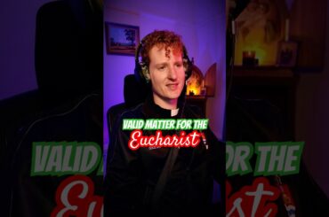 Do you know the valid matter for the Eucharist? #catholic #sacraments #wine #teaching #eucharist