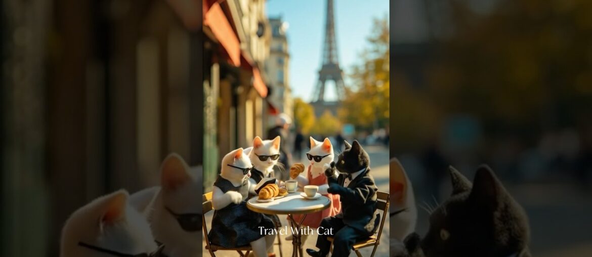 Wine, Cheese &... a Baby Cat? Welcome to France! #cat #catvideos #cattravel #travelvlog