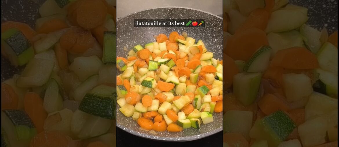 Ratatouille at its best. Tasty & healthy recipe #france #french #food #recipe #cooking #ratatouille