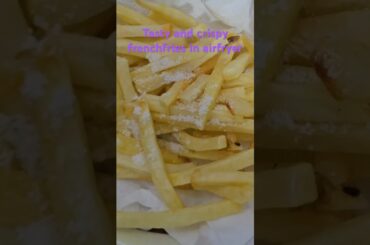 French fries by using airfryer in 5 minutes.#shorts#trendingshorts#airfryer#frenchfries