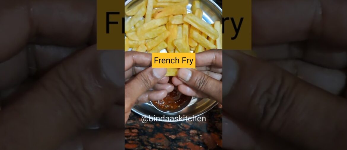 French Fry | Bindaas Kitchen | #food #recipe #frenchfry #potato #fastfood #fries #potatofries