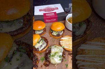 French Onion Smash Burgers Recipe