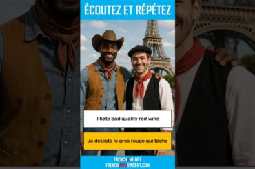 Simply Say It In French I I hate bad quality red wine