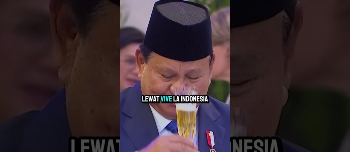 Prabowo Menjamu Macron Dengan Toast Wine atau Champagne?