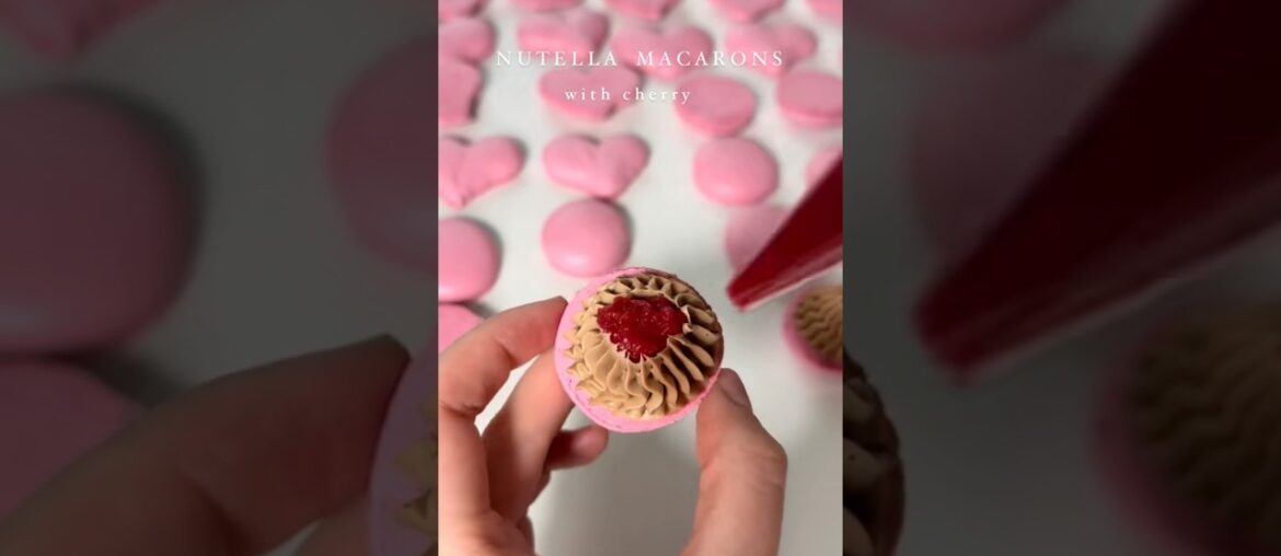 French macarons #macarons #recipe #nutella #cooking #macaronrecipe
