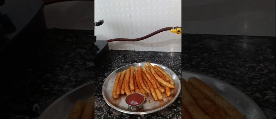 aalu ke snake crispy french fries tasty recipe at home #youtubeshorts #viwes #viralvideo