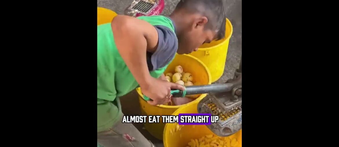 French fries that are 100 times tastier than McDon  #delicous #facts #streetfood #cooking