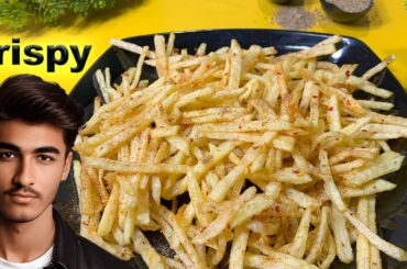 How to Make French Fries At Home ! Crispy , Golden & Perfect