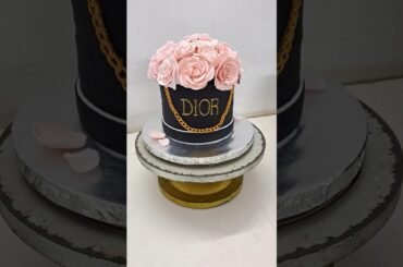 French chocolate cake #fondantdecoration #shortvideo #foryou