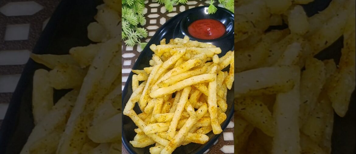 French fries make at home #frenchfries#shorts #trending #streetfood #cookingkitchenbysantosh