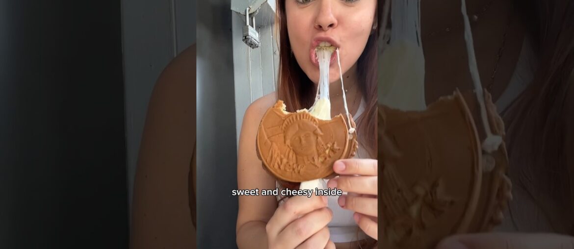 Only eating street food for a full day in NYC! #foodie #shorts #eating #streetfood #nyc #koreanfood