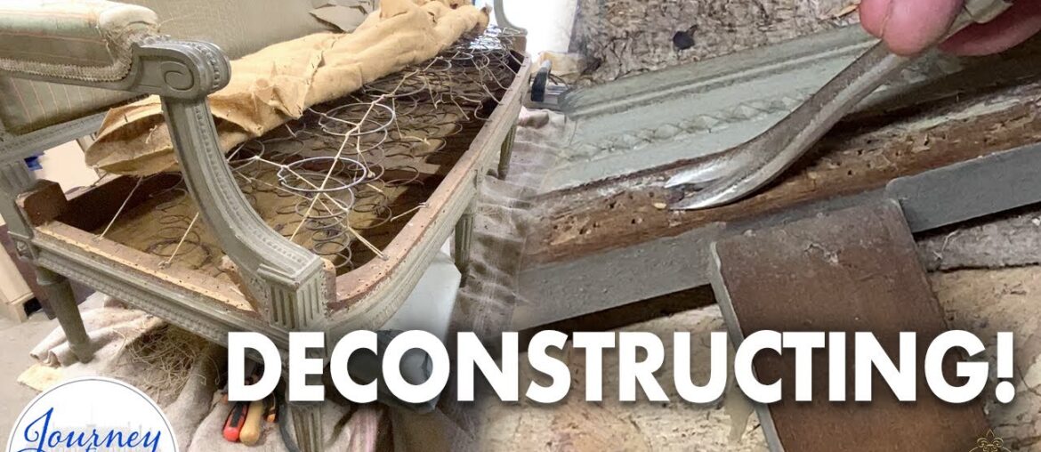 18th Century Settee DECONSTRUCTED – DIY French Chateau Furnishings 18th Century Settee DECONSTRUCTED - DIY French Chateau Furnishings