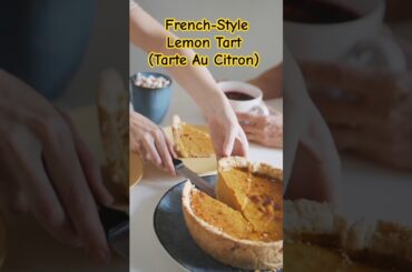 French style lemon tart #shorts @TrendyTrends574@sweetbibii @buzzfeedtasty@rrq_lemon