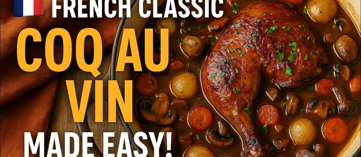 Coq au Vin | French Classic Made Easy! #cookingchannel #easyrecipes #familyfriendly Coq au Vin | French Classic Made Easy! #cookingchannel #easyrecipes #familyfriendly