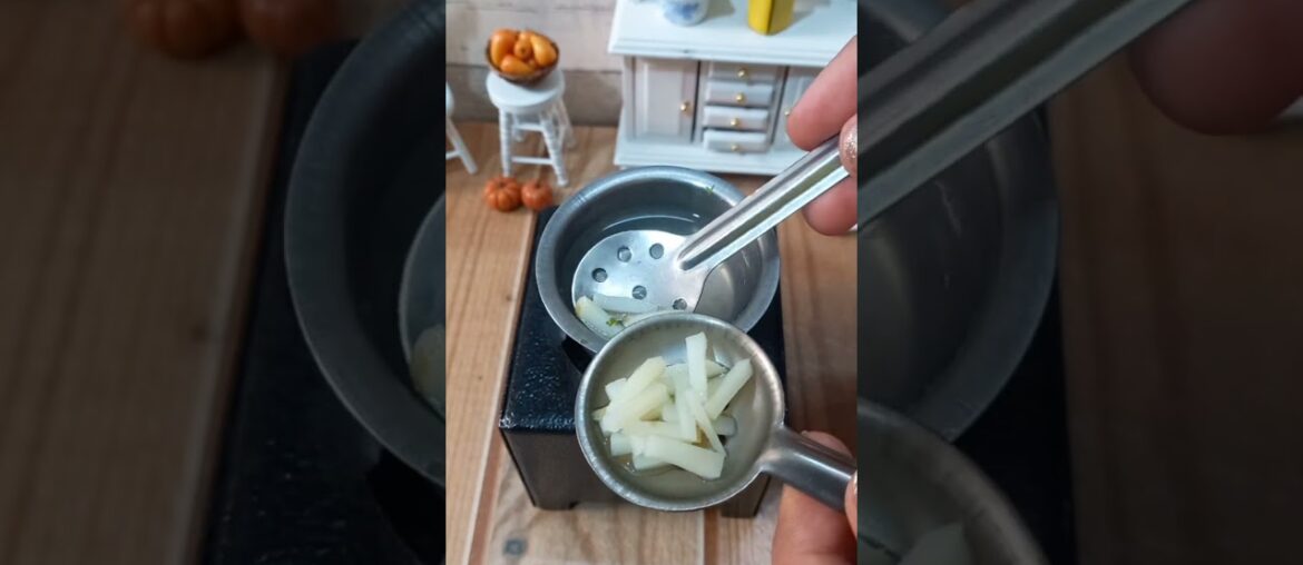 Punjabi Style French Fries#food #minicooking#cooking #recipe #miniature #fries