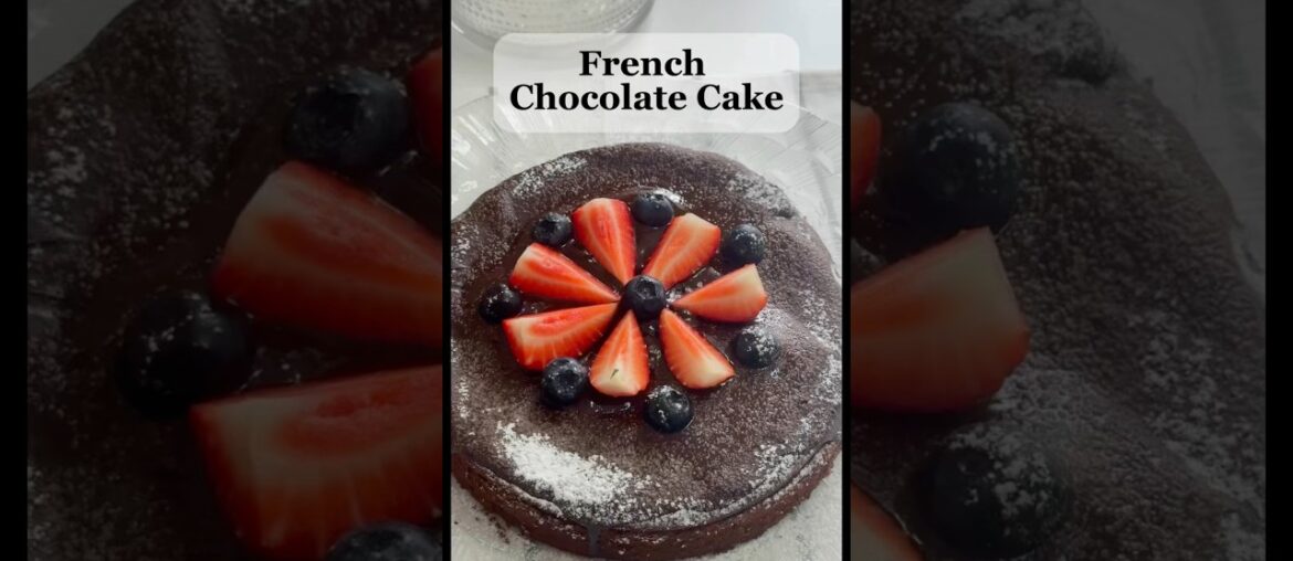 French Chocolate Cake #cooking #shorts