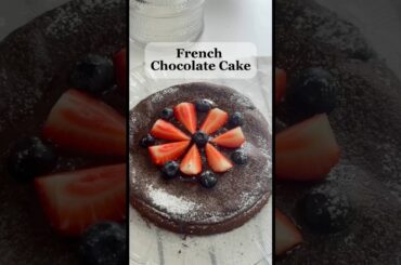 French Chocolate Cake #cooking #shorts