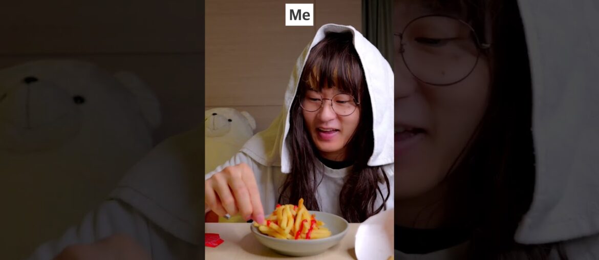 How to eat french fries