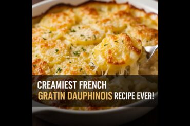 Gratin Dauphinois | The Creamiest French Recipe! #cookingchannel #easyrecipes #familyfriendly
