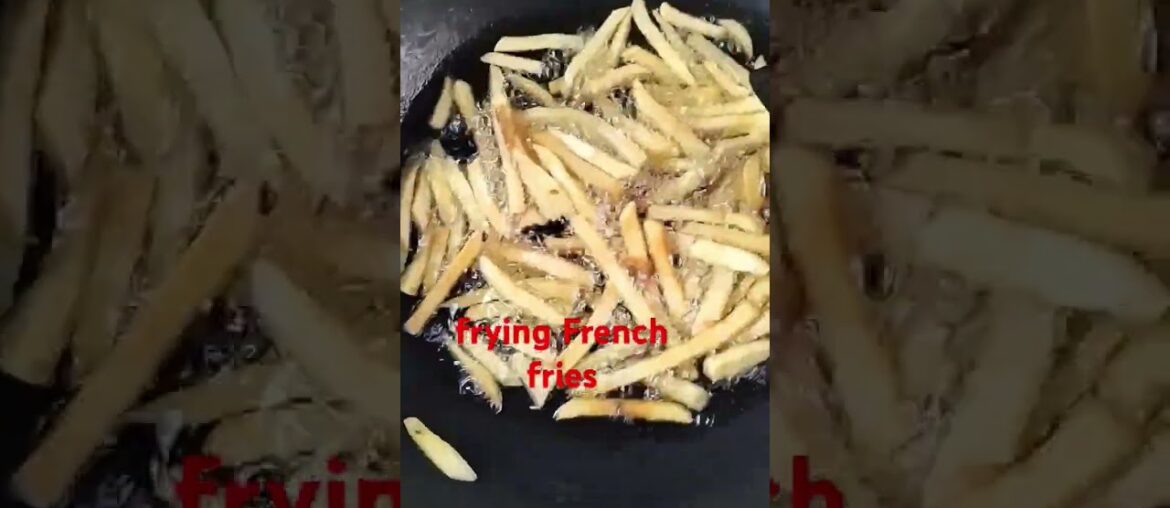 Frying french fries#asmrvideo #food #foodsounds #recipe #cooking