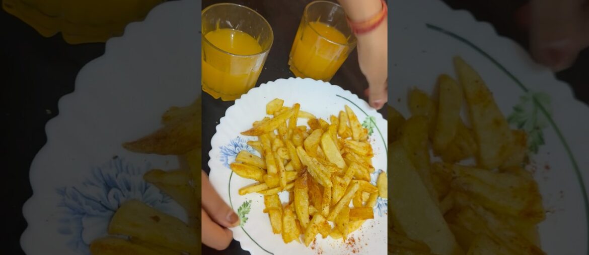 French fries at home ASMR || potato french fries recipe #asmr #frenchfries #recipe #livewithrim
