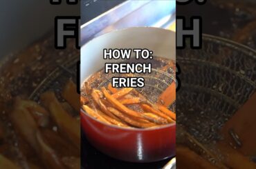 The KEY To Perfect French Fries #frenchfries #cooking #crispy