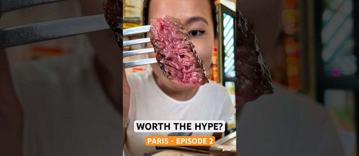 I had the BEST steak at a French Restaurant