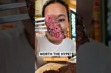 I had the BEST steak at a French Restaurant